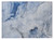 2' X 3' Blue Abstract Washable Indoor Outdoor Area Rug