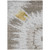 3' X 5' Taupe Khaki And Ivory Abstract Washable Indoor Outdoor Area Rug
