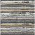 3' X 5' Charcoal Beige And Brown Striped Washable Indoor Outdoor Area Rug