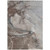 5' X 8' Taupe Abstract Washable Non Skid Indoor Outdoor Area Rug - 608219292799
