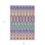 5' X 8' Purple Lilac And Orange Southwestern Washable Indoor Outdoor Area Rug