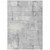 5' X 8' Gray And Silver Geometric Washable Indoor Outdoor Area Rug - Gray, Silver