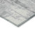 5' X 8' Gray And Silver Geometric Washable Indoor Outdoor Area Rug - Gray, Silver