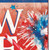 36" Red White And Blue Solid Wood Welcome Patriotic Reversible Porch Sign