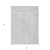 3' X 5' Silver And Ivory Geometric Washable Indoor Outdoor Area Rug - Silver, Ivory
