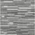 5' X 8' Gray And Ivory Striped Washable Indoor Outdoor Area Rug