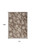 6' X 9' Brown And Ivory Floral Indoor Outdoor Area Rug