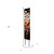 42" Black Orange And Tan Solid Wood Owl Garden Stake