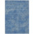 3' X 5' Blue Washable Indoor Outdoor Area Rug