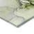 8' Runner Green Abstract Washable Non Skid Indoor Outdoor Runner Rug Transitional Style - Green Color