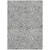 3' X 5' Gray And Ivory Abstract Washable Indoor Outdoor Area Rug - 606114997375