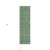 8' Sage Geometric Washable Non Skid Indoor Outdoor Runner Rug