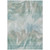 5' X 8' Sky Blue And Ivory Abstract Washable Indoor Outdoor Area Rug - Sky Blue, Ivory