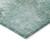 5' X 8' Emerald Abstract Washable Indoor Outdoor Area Rug