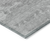 3' X 5' Silver And Gray Abstract Washable Indoor Outdoor Area Rug