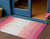 3' X 5' Blush Pink And Ivory Striped Washable Indoor Outdoor Area Rug