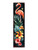 36" Black Coral And Green Solid Wood Flamingo Porch Sign