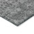 3' X 5' Gray Oriental Washable Indoor Outdoor Area Rug