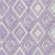 3' X 5' Lavender And Ivory Geometric Washable Indoor Outdoor Area Rug - Lavender, Ivory