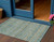 3' X 5' Teal Blue Gold And Taupe Southwestern Washable Indoor Outdoor Area Rug