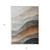 5' X 8' Khaki Black And Terra Cotta Abstract Washable Indoor Outdoor Area Rug