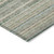 5' X 8' Sage Mint Green And Beige Striped Washable Indoor Outdoor Area Rug