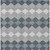 5' X 8' Gray Black And Green Geometric Washable Indoor Outdoor Area Rug