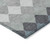 5' X 8' Gray Black And Green Geometric Washable Indoor Outdoor Area Rug