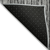 5' X 8' Black And Ivory Striped Washable Indoor Outdoor Area Rug