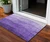 3' X 5' Purple Lilac And Lavender Ombre Washable Indoor Outdoor Area Rug