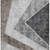 5' X 8' Gray Silver And Charcoal Geometric Washable Indoor Outdoor Area Rug - Gray, Silver, Charcoal