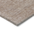 3' X 5' Copper And Beige Abstract Washable Indoor Outdoor Area Rug