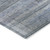 3' X 5' Denim Blue And Sky Blue Striped Washable Indoor Outdoor Area Rug - Denim Blue, Sky Blue