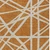 3' X 5' Copper And Beige Geometric Washable Indoor Outdoor Area Rug Transitional Style - Copper, Beige Color