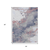 3' X 5' Blush And Gray Abstract Washable Indoor Outdoor Area Rug