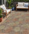 5' X 8' Brown Taupe And Sage Polka Dot Washable Indoor Outdoor Area Rug