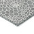 3' X 5' Gray And Ivory Geometric Washable Indoor Outdoor Area Rug Transitional Style - Gray, Ivory Color