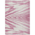 3' X 5' Blush And Ivory Abstract Washable Indoor Outdoor Area Rug