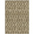 5' X 8' Brown Beige And Tan Geometric Washable Indoor Outdoor Area Rug