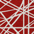 3' X 5' Red And Ivory Geometric Washable Indoor Outdoor Area Rug Transitional Style - Red, Ivory Color