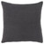 22" Charcoal Striped Cotton Throw Pillow