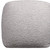 18" Gray Polyester Cube Outdoor Pouf Ottoman