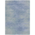 5' X 8' Denim Blue And Sky Blue Abstract Washable Indoor Outdoor Area Rug