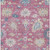 5' X 8' Pink Ivory And Denim Blue Floral Washable Indoor Outdoor Area Rug