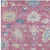 5' X 8' Pink Ivory And Denim Blue Floral Washable Indoor Outdoor Area Rug