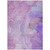 5' X 8' Purple Abstract Washable Non Skid Indoor Outdoor Area Rug Transitional Style - Purple Color