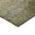 5' X 8' Fern Green And Beige Abstract Washable Indoor Outdoor Area Rug