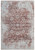5' X 8' Rust Oriental Distressed Stain Resistant Area Rug