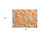 2' X 3' Orange and White Abstract Washable Non Skid Indoor Outdoor Area Rug