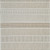 4' X 6' Beige and Brown Geometric Distressed Indoor Outdoor Area Rug